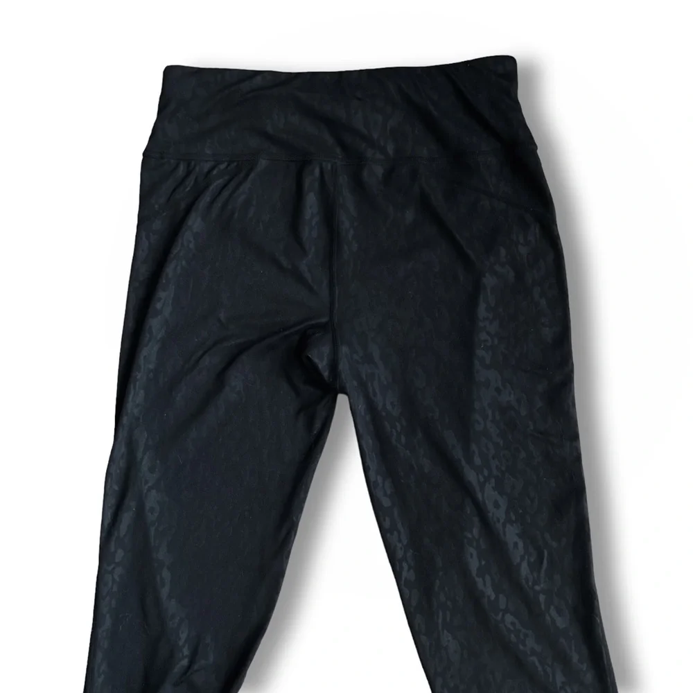 Sweaty Betty All Day Leggings Full Length Black Embossed Wild Side Sz XS - Picture 7 of 10